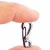 2Pcs Camping Equipment Survival Carabiner Snap Spring Clip Outdoor Hiking Keychain Clip