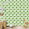 Dinosaurs Wallpaper In Green and Stripes for Living Room and Bedroom 50x1000