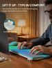 2.4G Wireless RGB Backlit Ergonomic Keyboard and Mouse Combo for Office