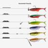 Little Lazy Fish T-tail Floating Soft Lure with Jig Head Hook for Bass and Mandarin Fish Fishing.