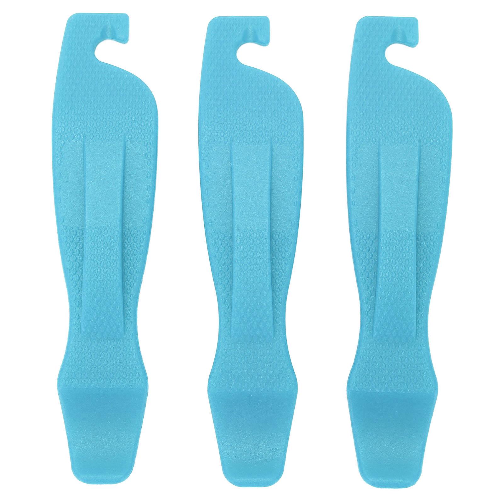 

3PCS Bicycle Tire Pry Bar Nylon Tire Lever Anti Slip High Hardness Bike Tire Lever Repair Tool синій