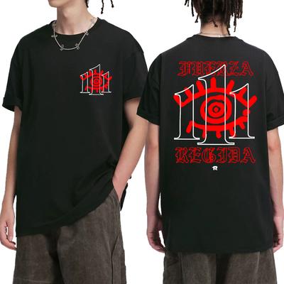 2025 New In Fuerza Regida 111XPANTIA Album Double Sided Printed T Shirt Men Women Vintage Hip Hop Streetwear Unisex Cotton Tops