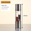 Dual Head Stainless Steel Manual Pepper Grinder: Multi-functional 2-in-1 for Pepper and Spice Grinding.