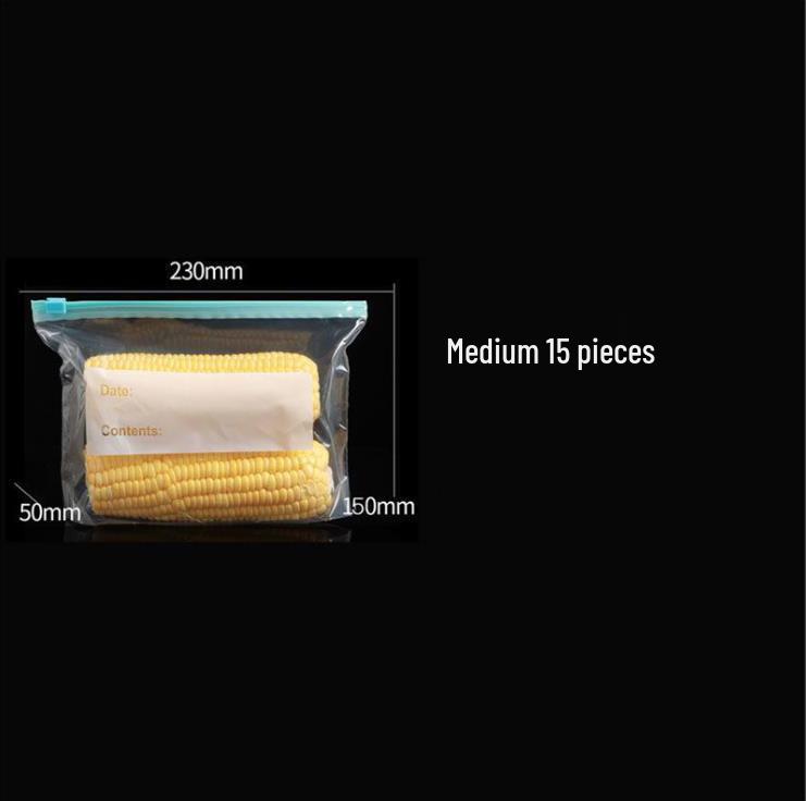 English Exclusive Food-Grade Zipper Slider Bag for Nuts - Self-Sealing Freshness Preservation Bag. Pure English Version [Blue Zipper + Double 7 Silk]