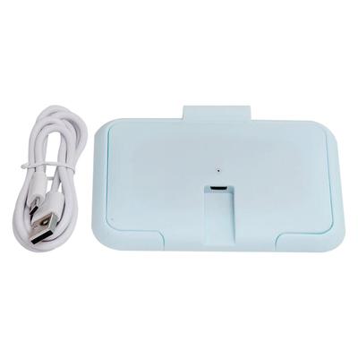 USB Wet Wipe Heater Constant Temperature Portable Baby Wipes Warmer for Household Car Outdoor Blue