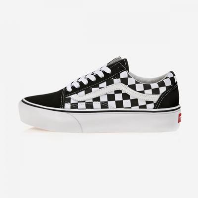 Old School Platform   Checkerboard Black True White Vn0a3b3uhrk   Checkerboard  Black True White
