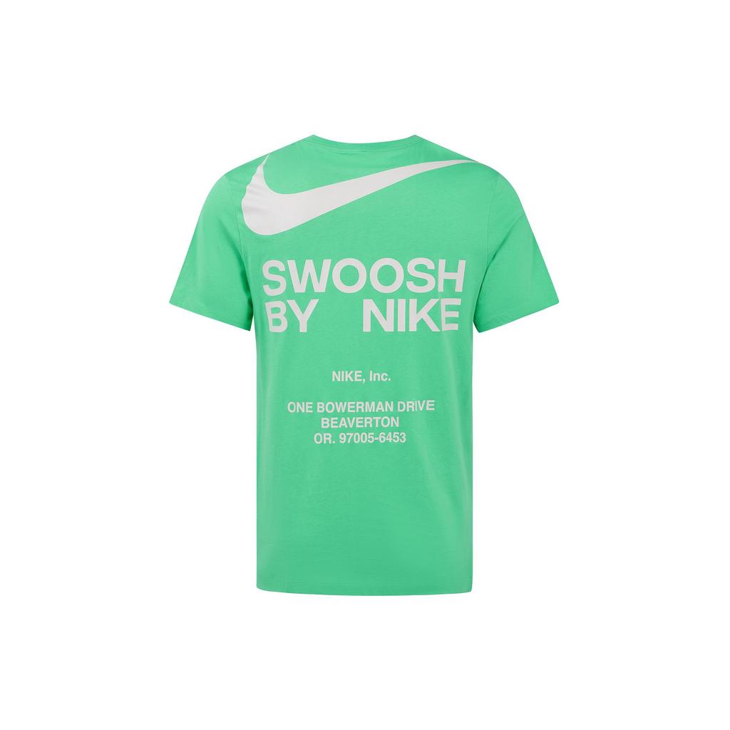 Nike T Shirts Men's Green Crew Neck Moderate Straight Fit DZ2882-363