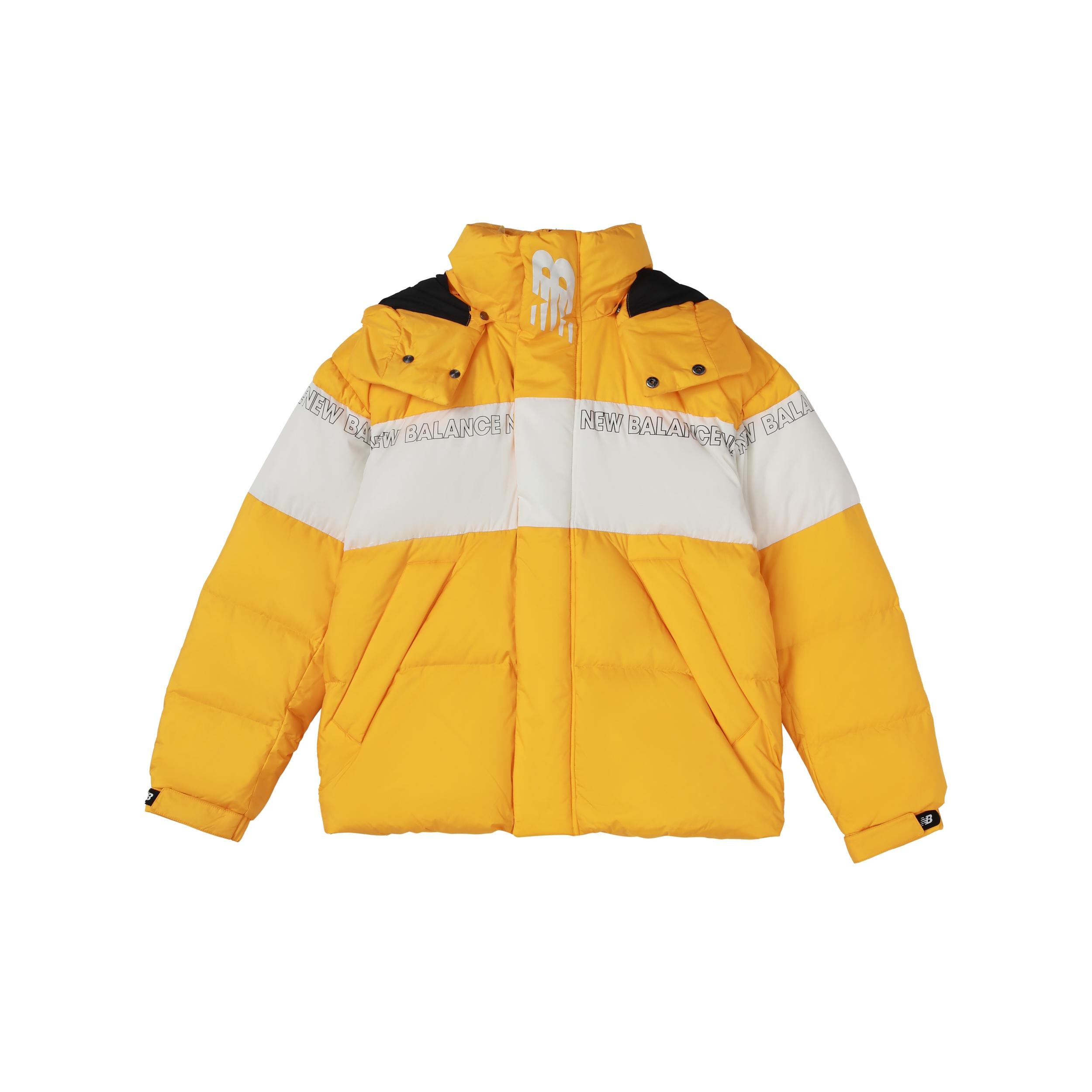 New Balance Colorblock Padded Jacket Asia Sizing Yellow White Men s NP943011-MY XL