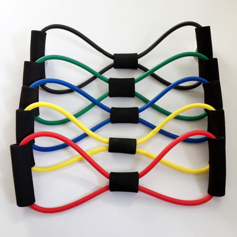 Stretching rubber band exercise equipment yoga pilates rehabilitation black