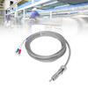 BERM K Type Thermocouple Compression Spring Temperature Gauge Sensor Probe 0‑400℃ M12 5meter