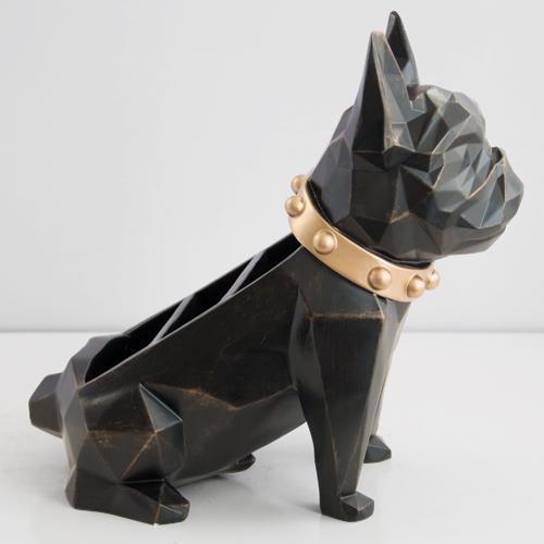 

Resin Dog Figurines Home Décor Office Table Storage Bin Accessories For Lliving Room Organizer Ornaments Sculpture Statue