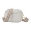 Shoulder Bag High End Trendy with Shoulder Strap Large Capacity Camera Bag for Shopping Travel White