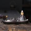 Mountain Water Ceramic Backflow Incense Burner Waterfall Backflow Incense Burner Creative Ornament