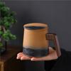 Business Gifts Ceramic With Lid And Filter Office Tea Cup With Hand Gift Tea Separation Gift Box