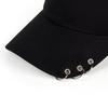 Unisex Side Iron Ring Baseball Caps Spring Autumn Outdoor Sunscreen Hat Adjustable Casual Trucker Hats