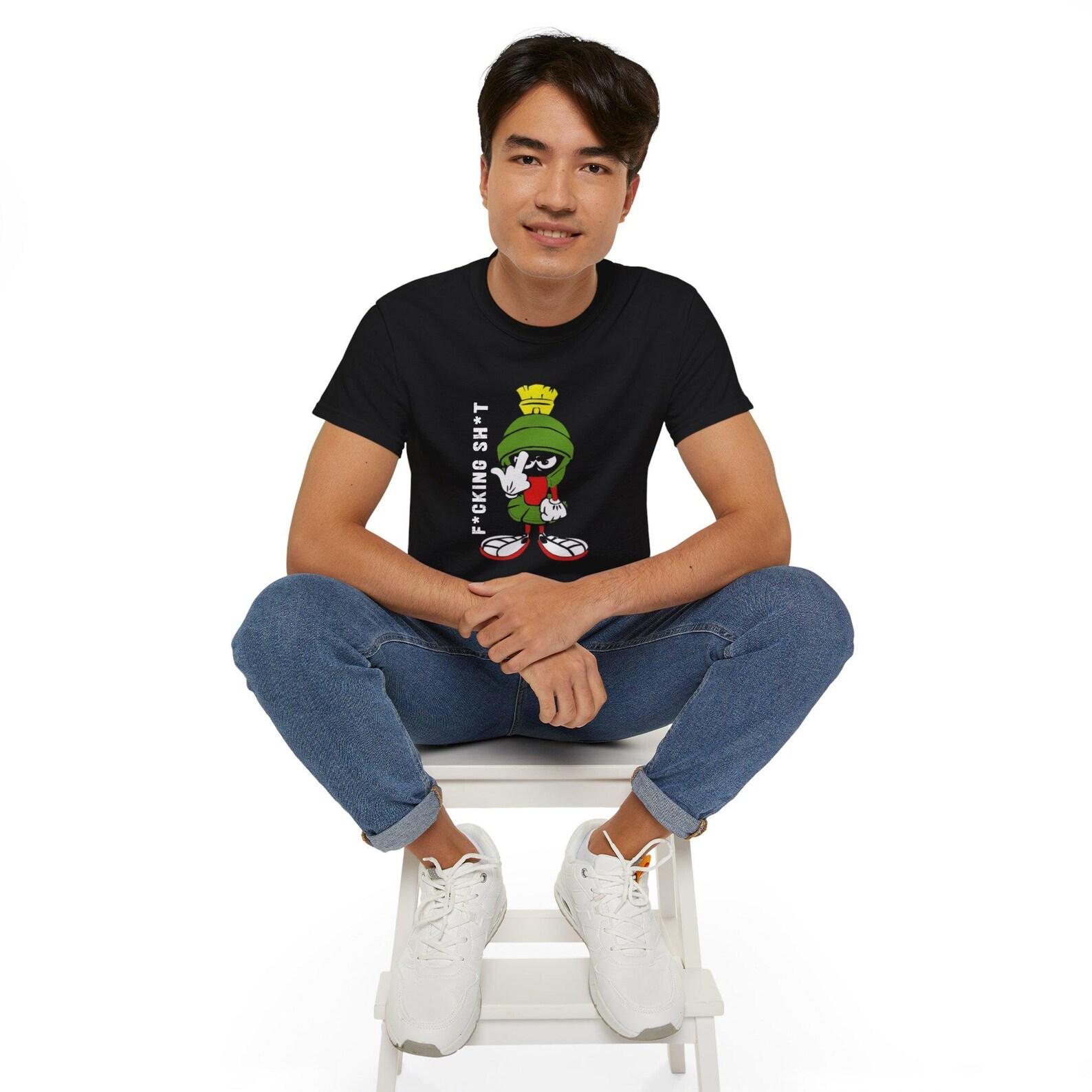 Cartoon Soldier Character Tee | Retro Military Helmet Illustration L