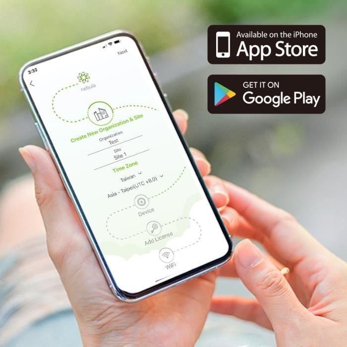 Point D'accès Extérieur WiFi6 - Zyxel - NWA55AXE - IP55 - Smart Mesh - MU-MIMO