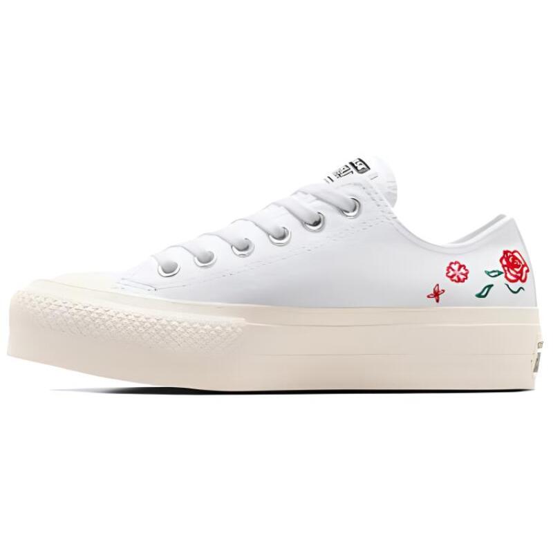 Converse Chuck Taylor All Star Simple & Comfortable Non-Slip & Abrasion Resistant Low-Top Espadrilles Women's White