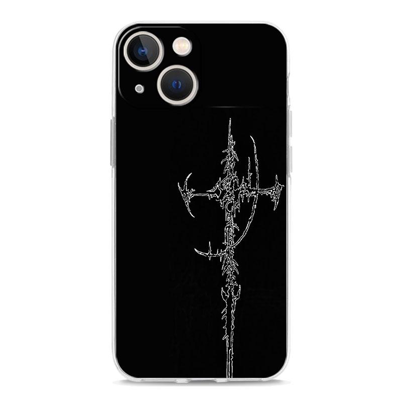 Handyhülle Für iPhone 17 Hüllen iPhone Air 16 15 12 13 14 Pro Max 7 8 Plus 16Pro iPhone11 Abdeckung Cyber Sigil Kreuzlinie
