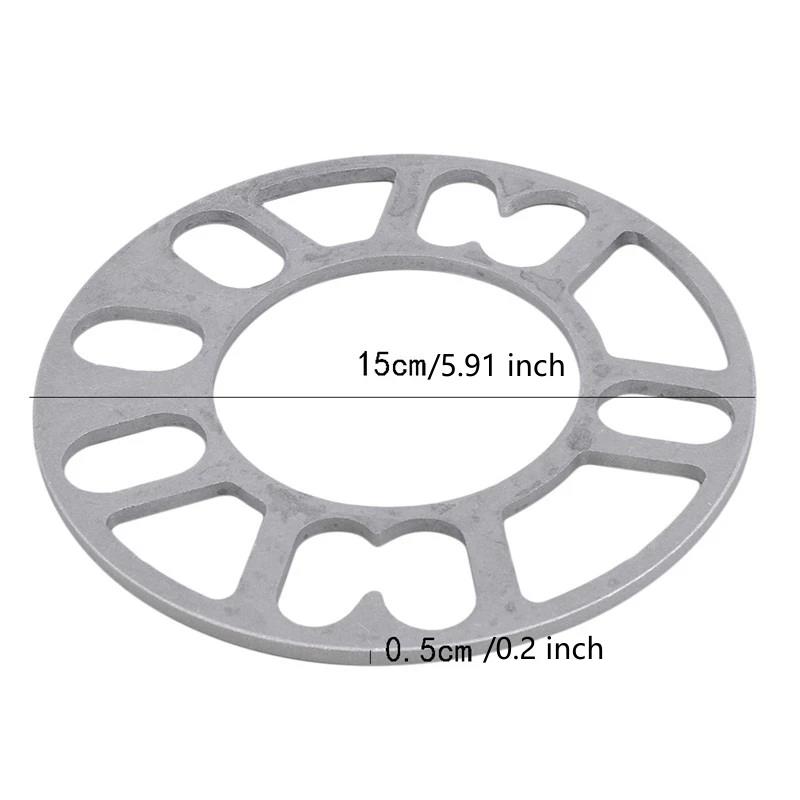 2pcs Universal Car Wheel Tire Spacer Adaptor Shims Plate 3mm 5mm 6mm 8mm 10mm For 4x100 4x114.3 5x100 5x108 5x114.3 5x120