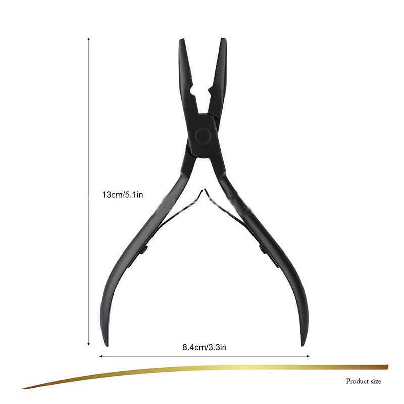 1 pcs Stainless Steel Hair Extensions Plier for Micro Link /Beads Hair Extension Tools