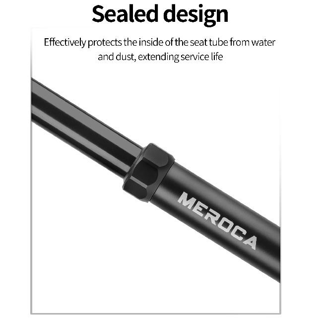 MEROCA Bike Dropper Seat Post 30.9/31.6x425mm Internal Routing Cable Remote Wire Control Lift Seat Tube Mtb Seatpost