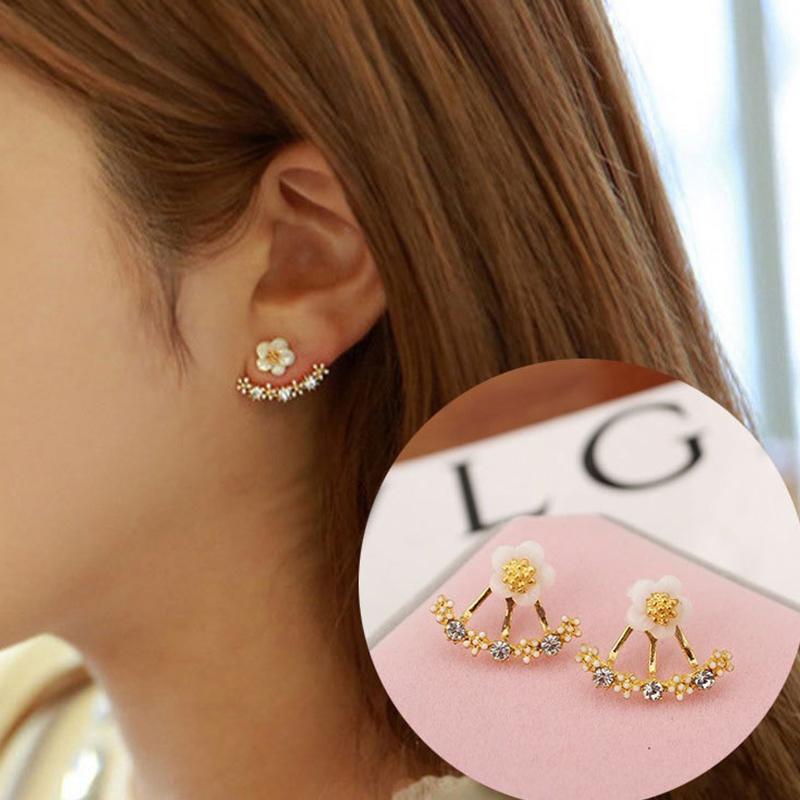 1 Pereche Cercei Crizantemă Femei Cercei Floare Cadou Cuplu Logodnă