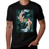 Pisces Zodiac Watercolor Painting TShirt Casual Simple Design Short Sleeve Shirt