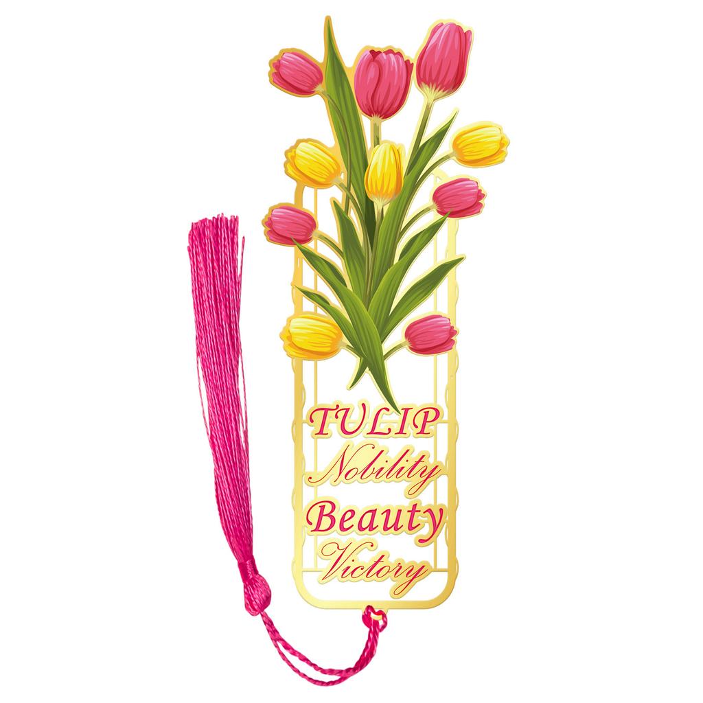 Exquisite And Beautiful Flower Metal Bookmarks, Essential Bookmarks For Students To Read