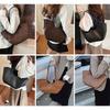 Handbag PU Leather Tote Bag Large Capacity Underarm Bag Korean Style Large Shoulder Bag  Shopping