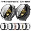 PC+Tempered Protective Case Anti-Scratch Full Coverage Screen Protector Hard Cover Shell for Huawei Watch GT 6 Pro 46mm