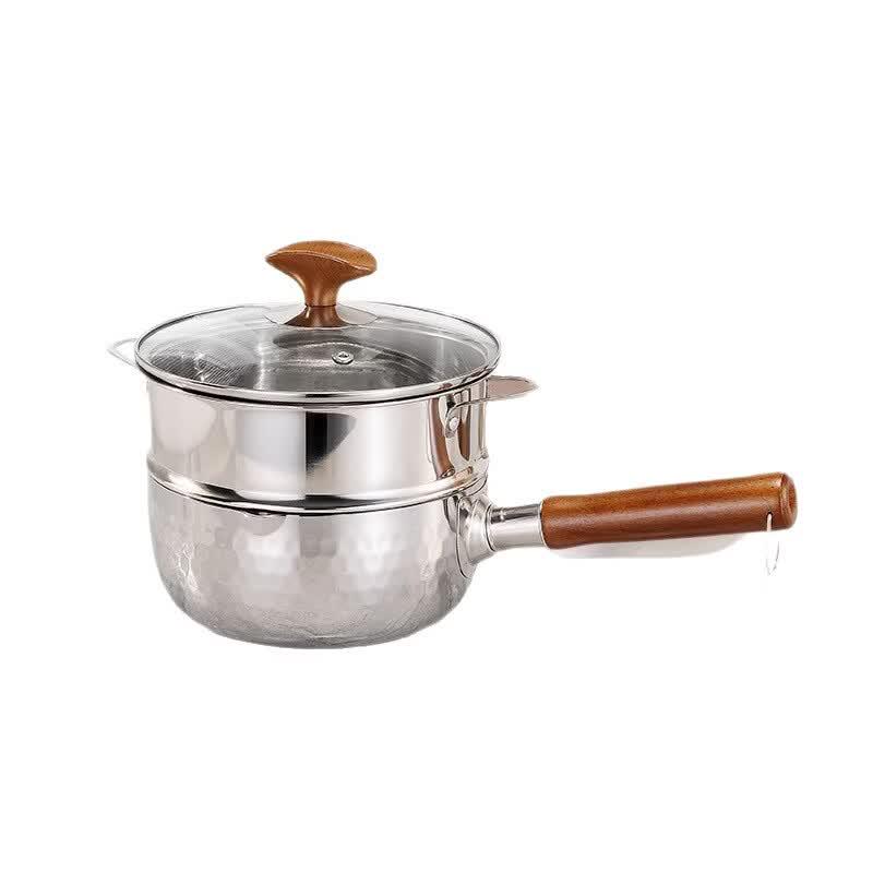 18cm 316 Stainless Steel Yukihira Pot with Steamer