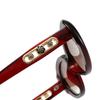 New fashion cat's eye frame sunglasses versatile small frame sunglasses women's diamond-encrusted INS wind sunglasses