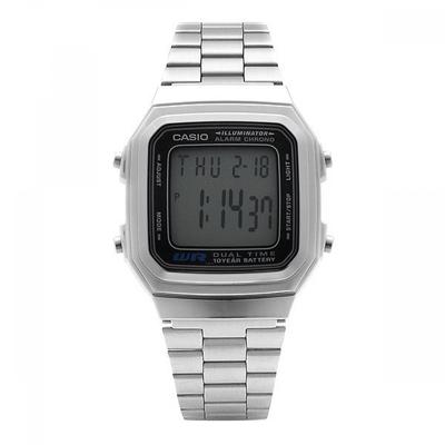 A178wa 1adf  A178wa 1a  Digital Square Vintage Retro Public Metal Watch