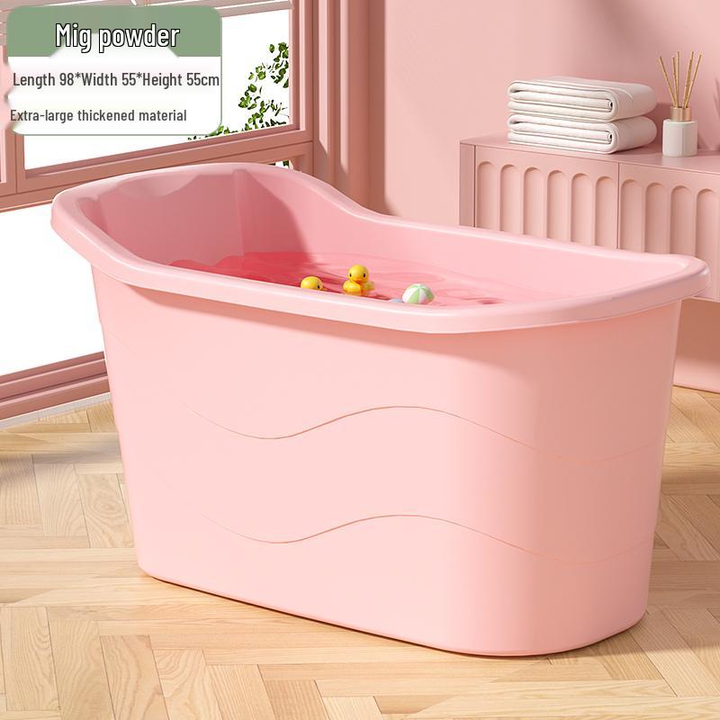 Large Infant & Child Soaking Bathtub - Full Body Bath Tub for Home