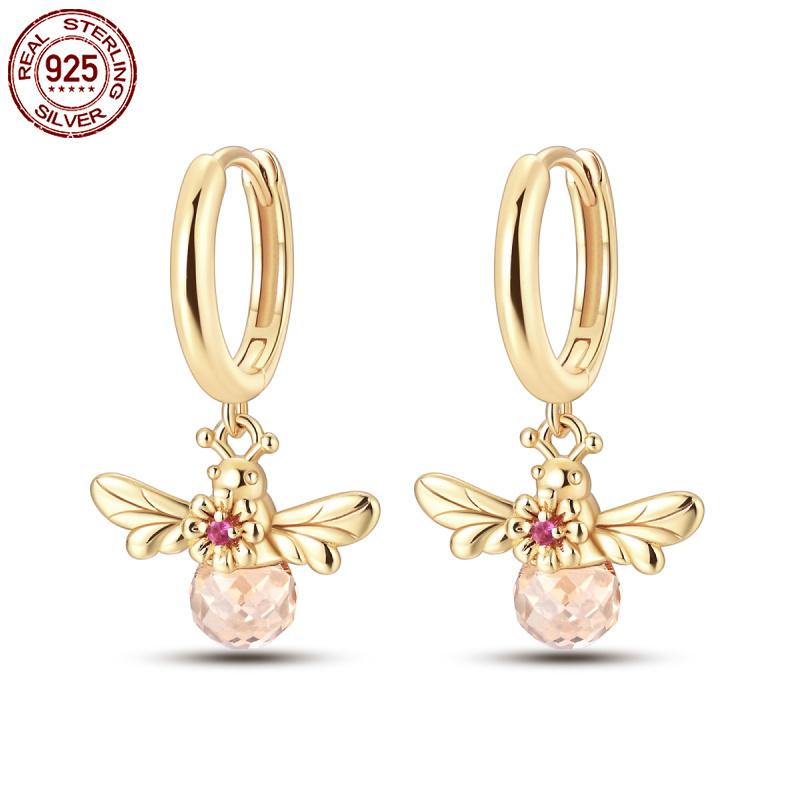 Women's Earrings Original S925 Silver Star Ladybug, Koi Earrings Suitable For Party Couple Gifts Fashion New Products
