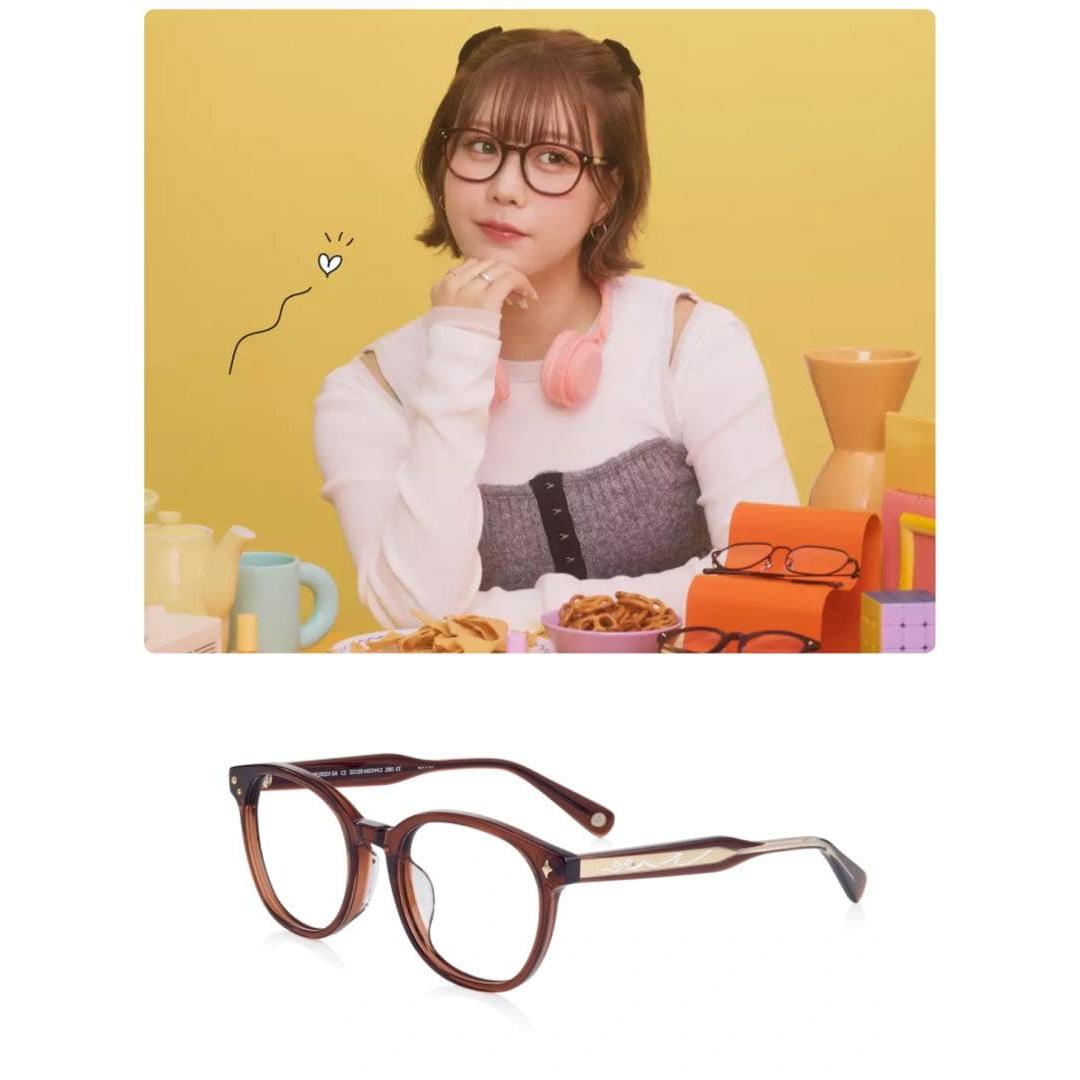 Used [New] OWNDAYS Mukuena collaboration glasses/Brown ME2002X No prescription changeable