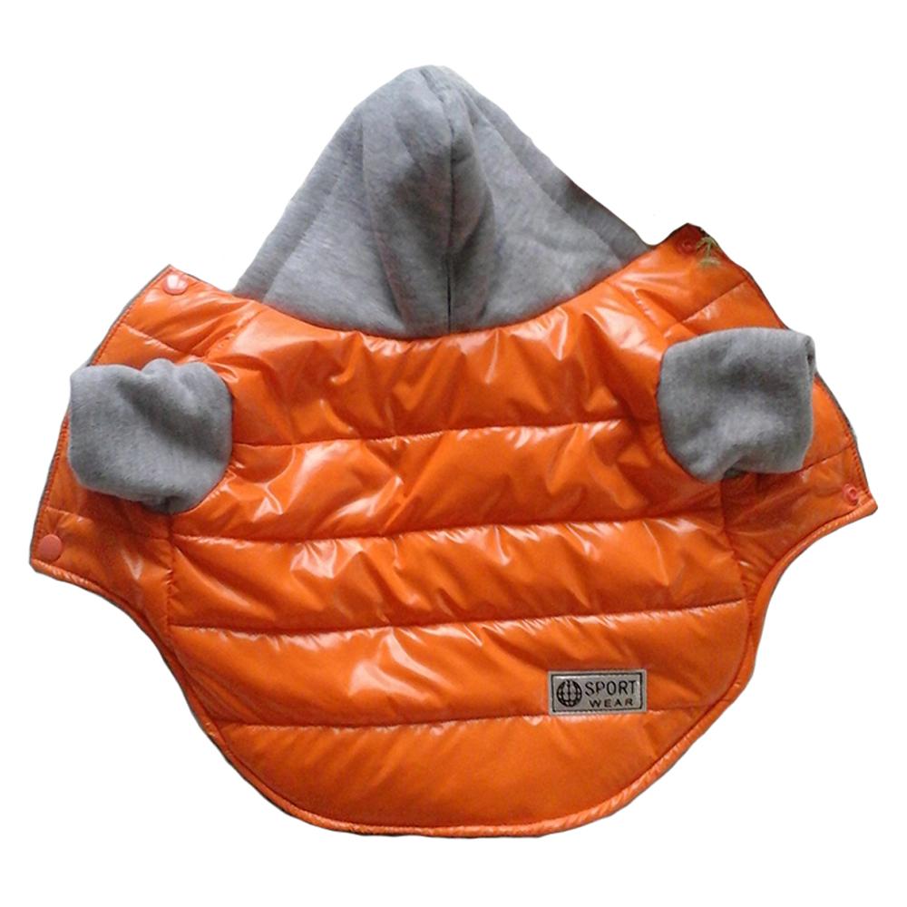 Wasserdichter Hunde-Kapuzenpullover, Winter-Hundemantel, Hundekleidung für kaltes Wetter, bequeme Haustier-Hundejacke, verdickende warme Welpen-Hundekleidung mit Kapuze, Herbst-Winter