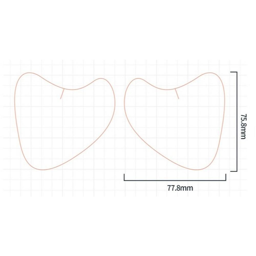 STANDACO Skin Ice Patch Anti-Taches UV Large pour le Golf, 50g, 2 pièces