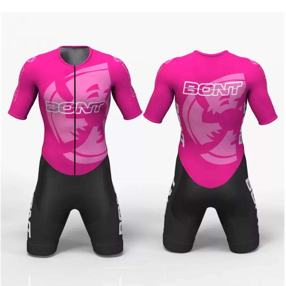Summer Breathable Cycling Suit Set 2026 Bont Men Pro Team Inline Speed Skating Racing Suit Skinsuit