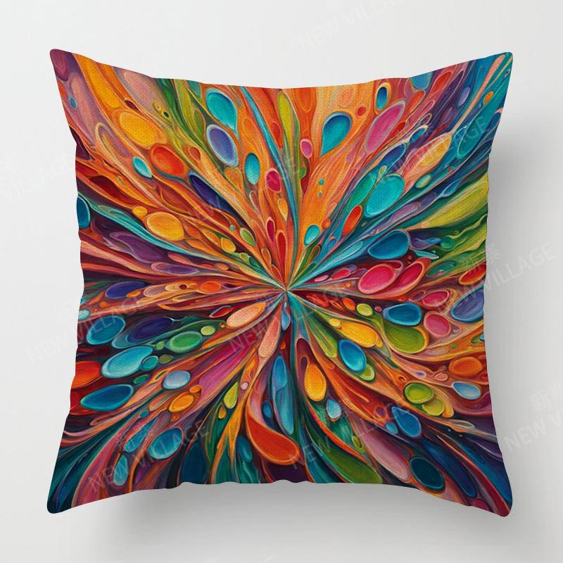 Tropical plant pattern cushion set bedroom cafe decor ins style living room sofa pillow set Throw pillowcase 40x40cm 45x45cm