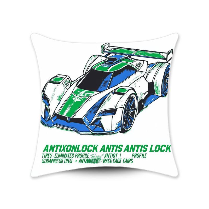 Retro American Style Pillow Case Printed Pillow Home Decoration Living Room Sofa Printed Cushion