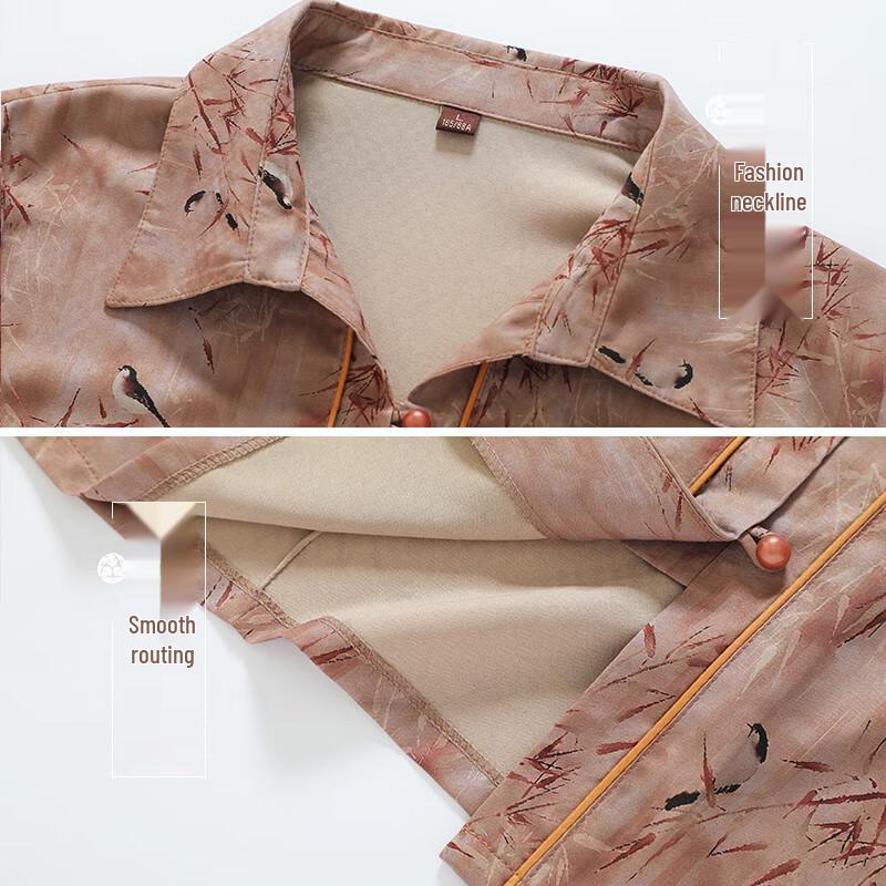 Yuzhaolin Women's Elderly Summer Casual Blouse