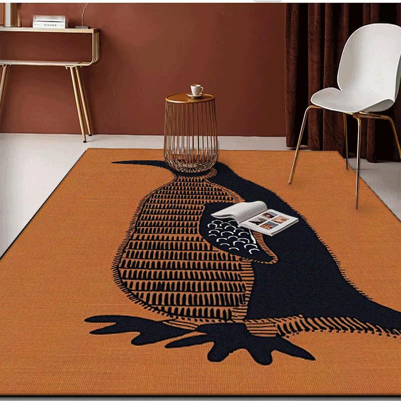 American Kitchen Floor Mats PVC Leather Waterproof Doormat Anti-slip Balcony Sink Carpet Anti-fouling Dirt-resistant Foot Mats