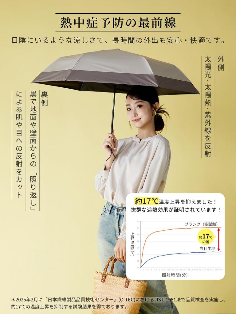 Best Buy Award KIZAWA Carbon Fiber UV Light Folding Full Light Heat Level 5 Water Suitable for Sun and and Folding Day Gift Gray x [LDK Winner]