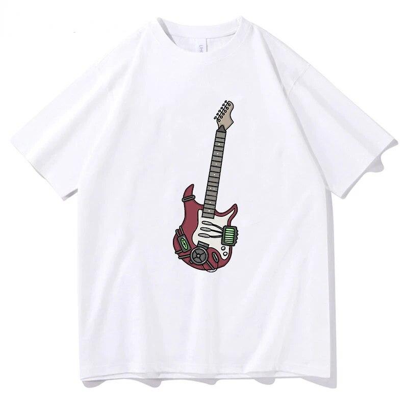 Streetwear Game Tričko Sally Face Kawaii Harajuku Kreslené topy Ženy Unisex Móda Ženy Unisex Ležérní Volné Trička Roupas Mužské