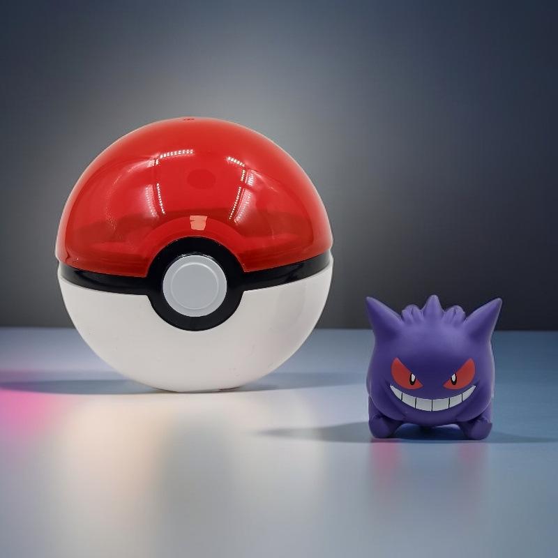 Pokémon Pikachu Mini Figure with Poké Ball Ornament - Tiny Adventure Car Décor & Birthday Gift Gashapon