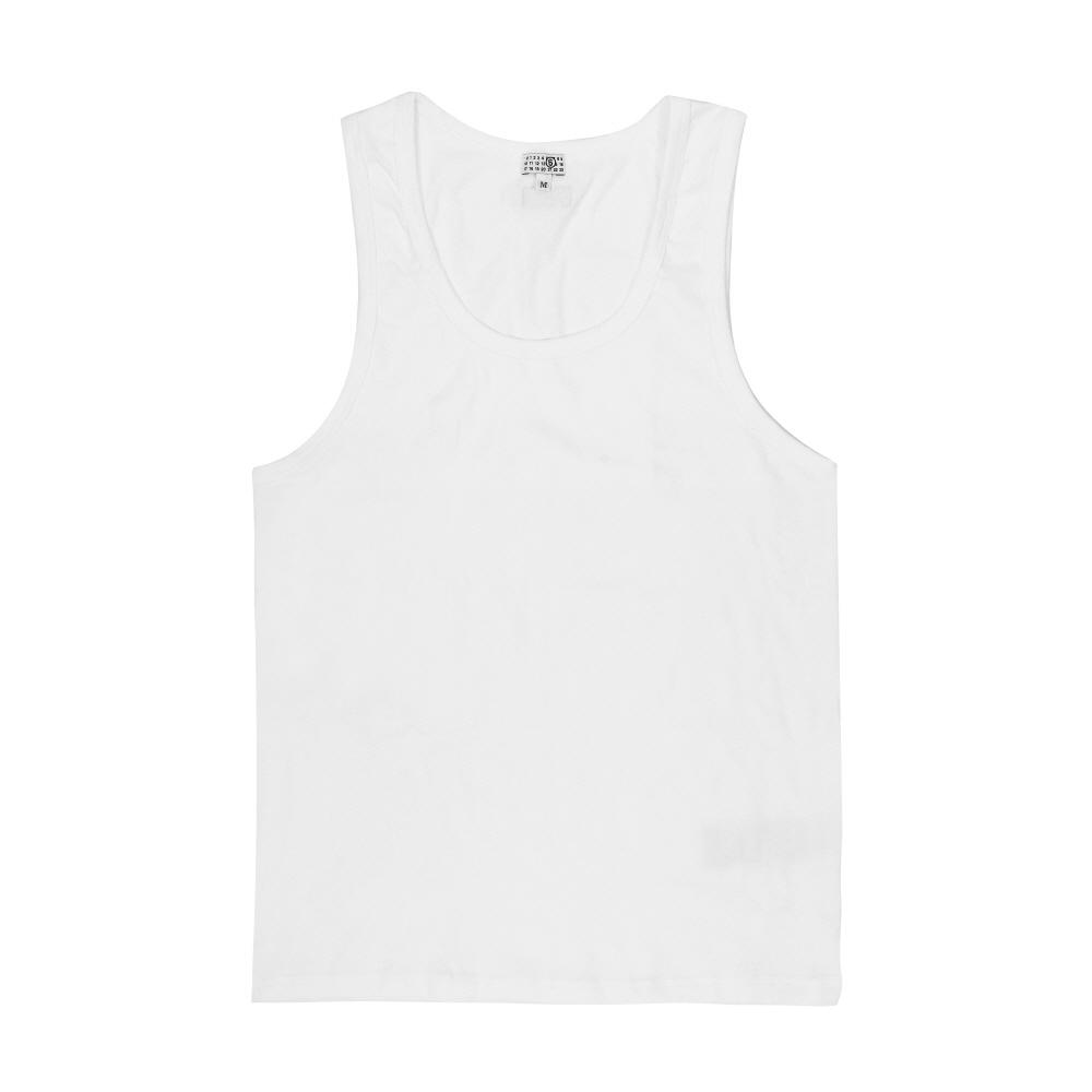 MaiSon Margiela Mm6 Наклейка с логотипом и номером Топ-майка Мужской S Нижнее белье MJD350020 MJD350020 101 (M)
