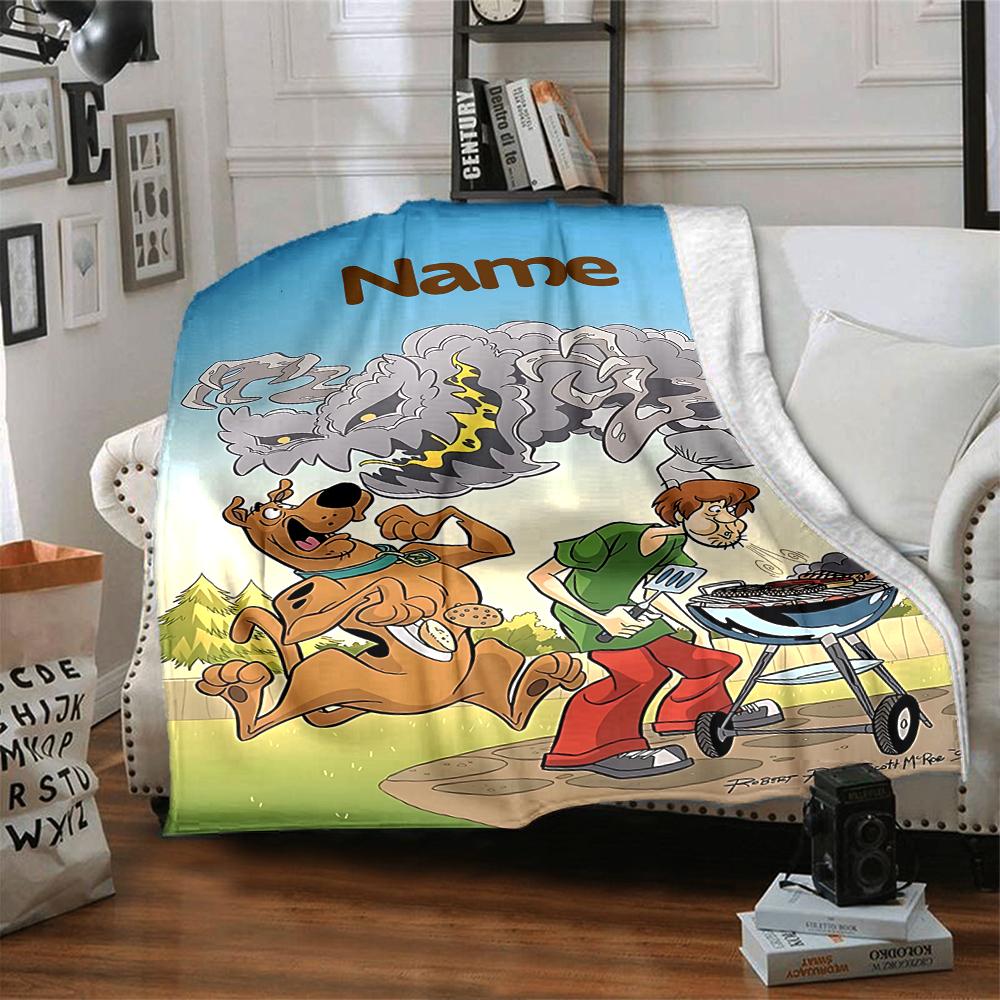 Custom Name "Superhero Friends Adventure" blanket for Couch & Bed, Plush Cozy Fuzzy Blanket Super Soft & Warm Blankets for Fall and Winter. 0908155