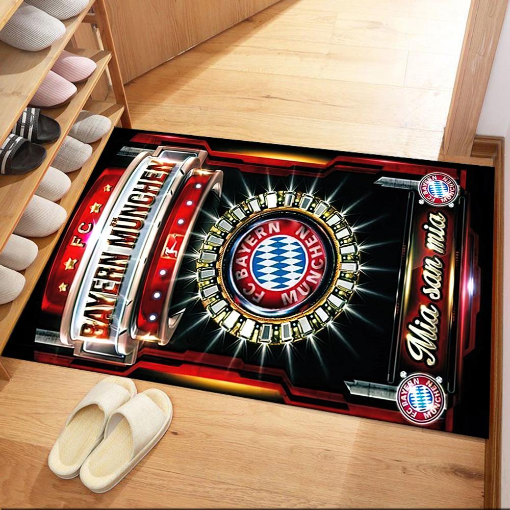 FC Bayern München Quadratische Teppiche sind eine großartige Wahl für Wohnzimmer, Schlafzimmer, Heimdekoration und als Geschenke.